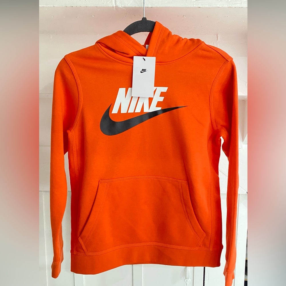 Nike NWT Orange Hoodie Large